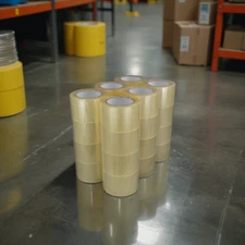 Clear Carton Sealing Tape 3" x 110 Yds, 2 Mil Heavy-Duty – 24 Rolls