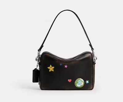 Coach Dakota Crossbody Bag Loved Leather Sticker Print Lexy 10th