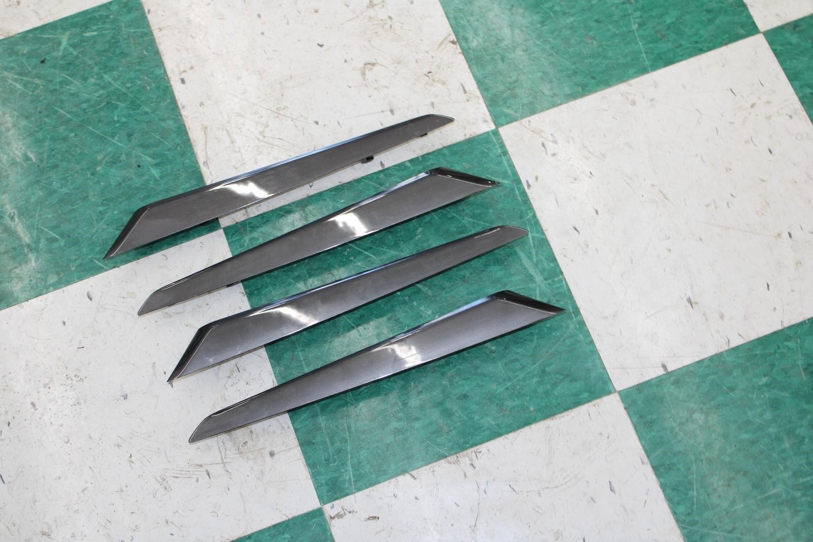 14-17 Ghibli Gray Front Rear LH RH Door Trim Panel Insert Set of 4x Factory OEM