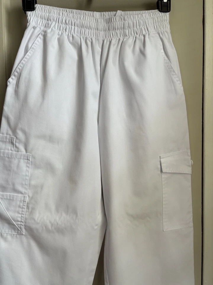 Adar Women Doctor Nurse Uniform Natural-Rise Multi Pocket Cargo Sz S.EXCELLENT. - Image 4 of 4