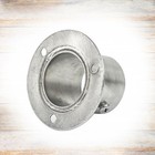 32 MM Oval Rod End Supports Stainless Steel Closet Pole Socket Rob