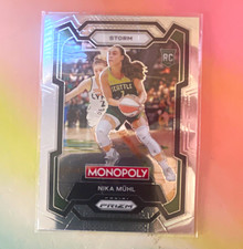 Panini 2024 Prizm Monopoly WNBA Nika Mühl RC Seattle Storm Rookie Base #4