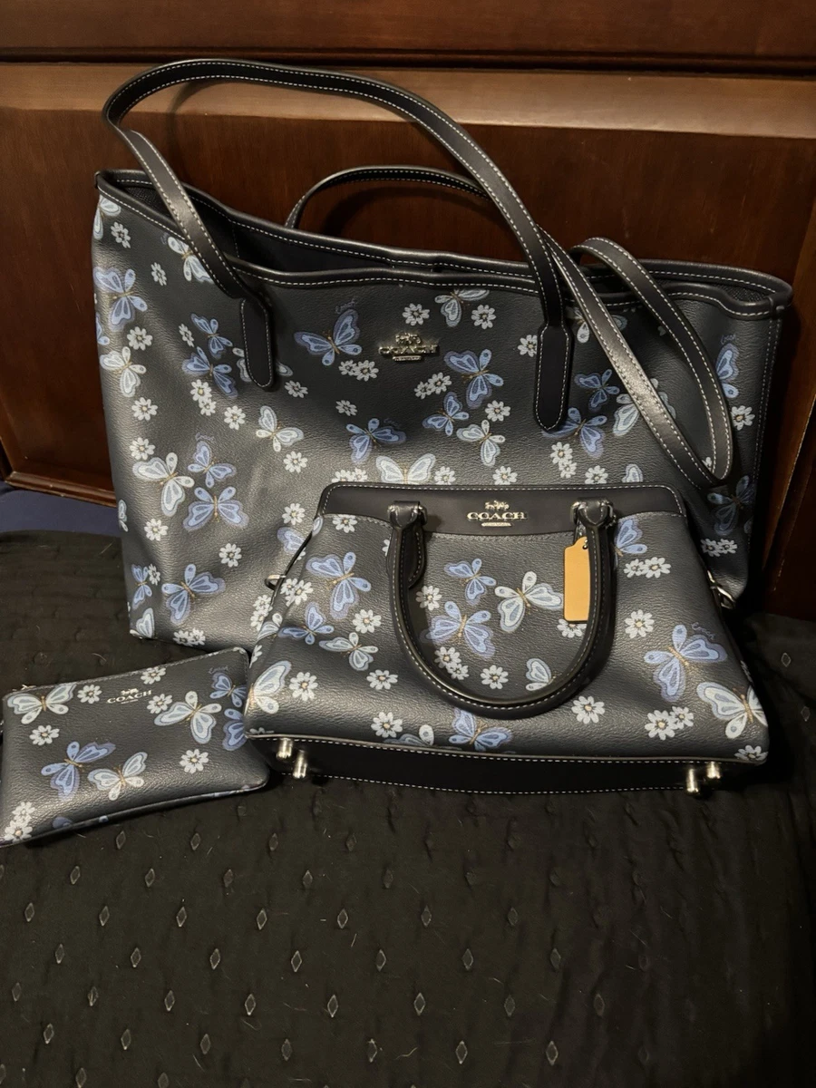 Coach Tote Blue Bags & Handbags for Women for sale - eBay