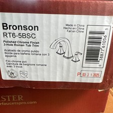 Roman Tub Faucet Trim Deck Mounted Chrome Pfister Bronson RT6-5BSC OB