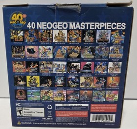 SNK Neo Geo Mini 40th Anniversary Console OPEN BOX Tested Works No Controllers