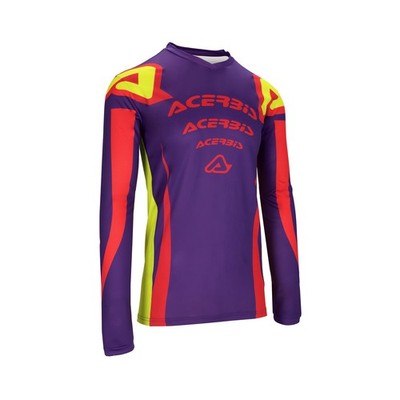 ACERBIS TRIKOT MOTOCROSS ENDURO MX J-TRACK ASKAR ROT/LILA