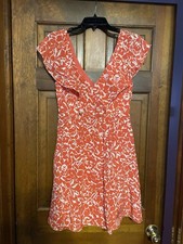 Jenny Yoo Floral Gigi Paprika Short Dress Size 4