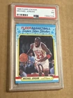 1988-89 Fleer Michael Jordan Sticker Card # 7 Graded PSA 7 NM N/Q GOAT 6 Rings!