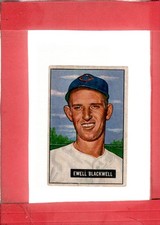 1951 Bowman #24 Ewell Blackwell G Good Reds ID:77277