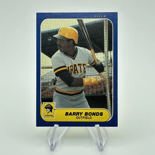 Barry Bonds Rookie 1986 Fleer Update #U-14