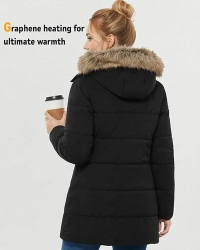 Genovega Graphene Women's (L) Heated Jacket 12V Fast Charge 18400mAh *NEW* image 5