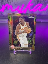 Clint Capela 2025-26 Topps Chrome Yellow Basketball /275 #81 Atlanta Hawks