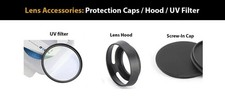 Camera Lens UV filter Hood cap ft Canon FX FTb FT Pellix QL TLb AE-1 Program A-1