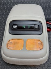 94-97 Dodge Ram Overhead Dome Map Lights Display Temperature 1500 2500 3500 Tan