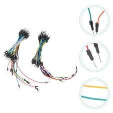 2 Sets Reusable Breadboard Jumper Cables with Female Pins for Prototyping