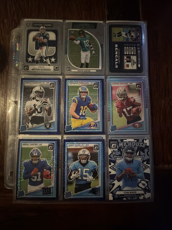 36 Card 2024-25 NFL Lot 🔥 Allen, Hunter, Ward. Puka, Manning