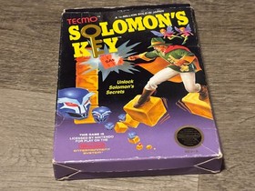 Solomon's Key Nintendo Nes Complete CIB Authentic