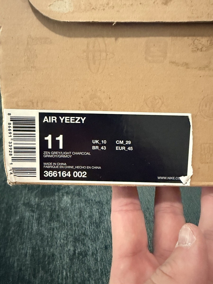Size 11 - Nike Air Yeezy Zen 2009 for sale online | eBay