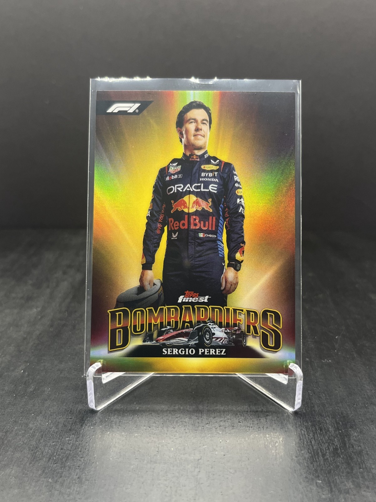 2024 Topps Finest Formula 1 F1 Sergio Perez Bombardiers SP #BB-2