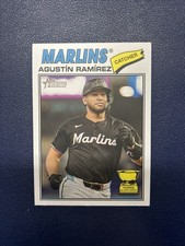 Topps Heritage 2026 Agustín Ramírez #13 Miami Marlins All-Star Rookie Card