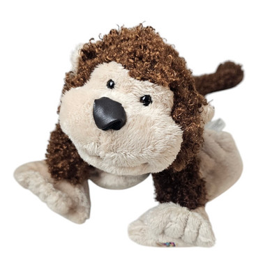 Ganz Webkinz Cheeky Monkey 9'' HM008 Plush Stuffed Animal Curly Brown No Code