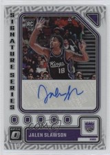 2023-24 Panini Donruss Optic Signature Series Jalen Slawson #SS-SLW Auto 09br