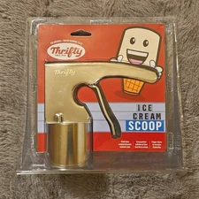 Thrifty Old Time Ice Cream Scoop Scooper Stainless Steel Rite-Aid