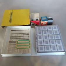 FUJICOLOR Slide File Case 35mm Film Slide Storage Album Viewer Accessories Set