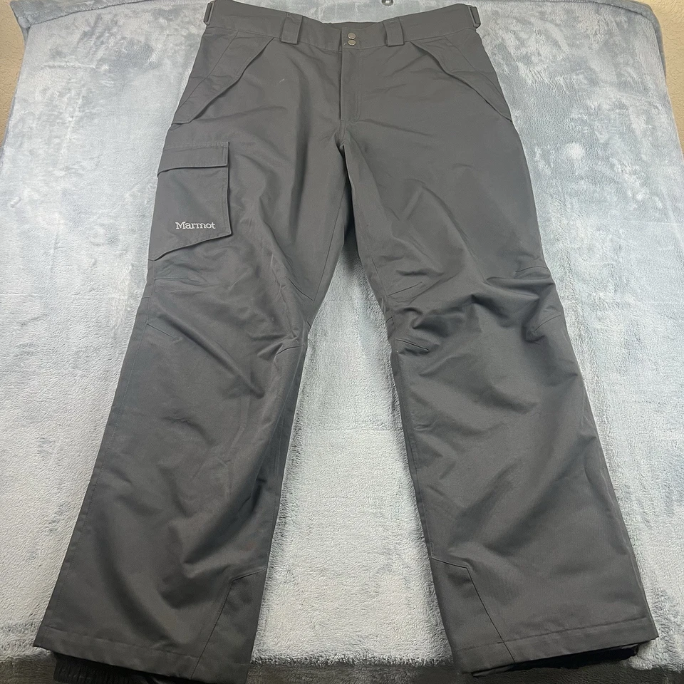 Pantalones de esquí para nieve Marmot Motion para hombre talla XL impermeables aislados grises usados en excelente estado Foto 2 de 4