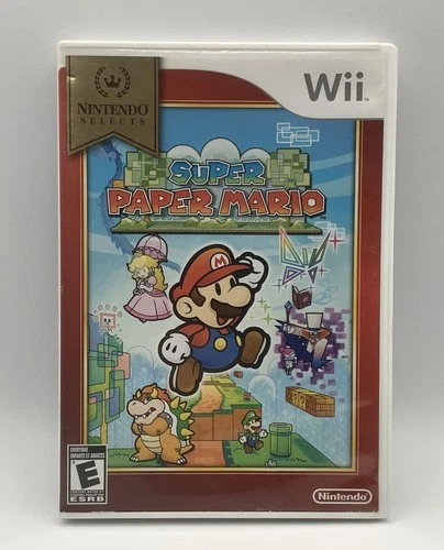 Super Paper Mario - Nintendo Wii with Manual CIB