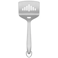 Zenport 880006C 7-Inch Wide Fish Turner Slotted Spatula, Silver - 6 Pack