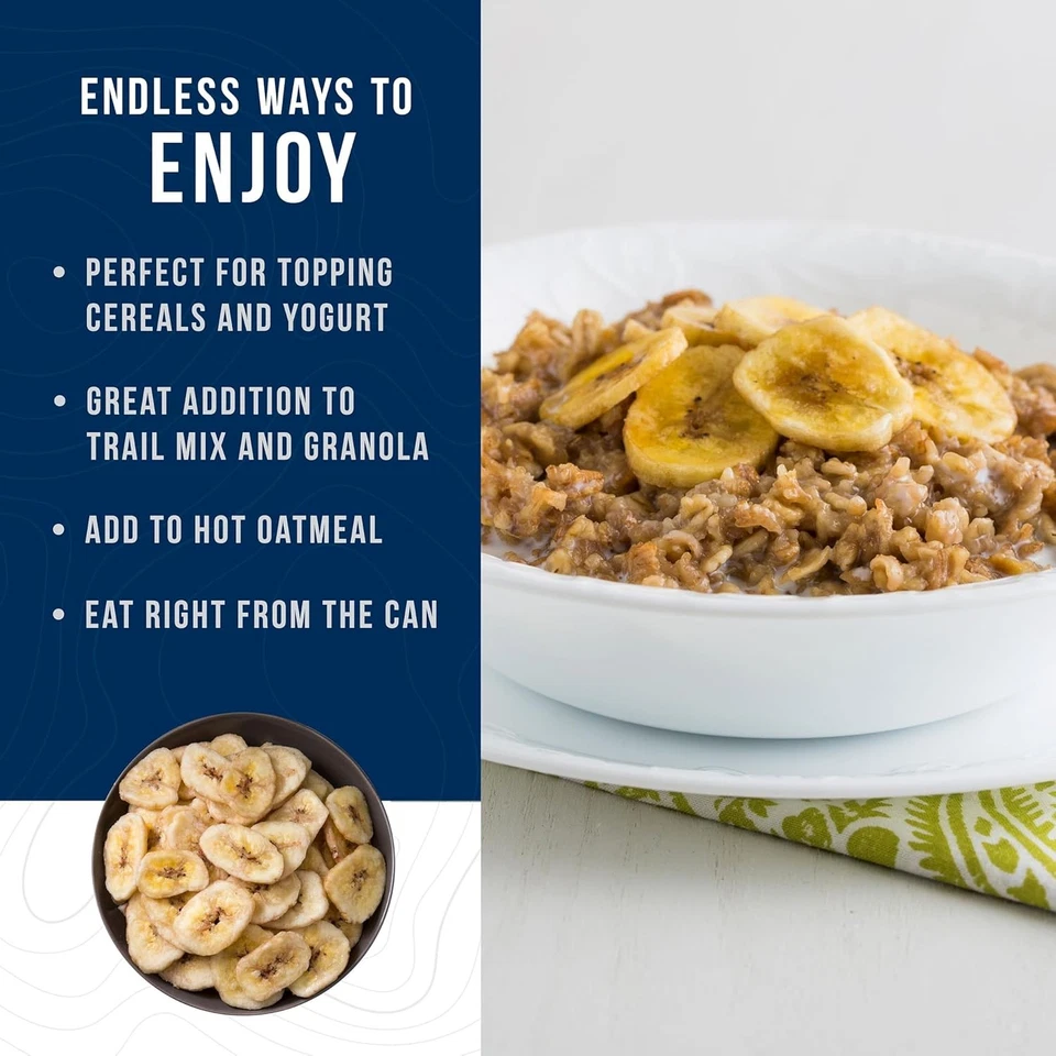 Lata de batatas fritas adoçadas Augason Farms, fornecimento de alimentos de emergência, 2 lb 0,6 oz  - Imagem 4 de 4