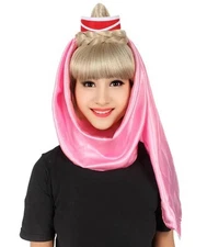 Women 60s American Sitcom Blonde Genie Wig, Perfect for Halloween & Christmas
