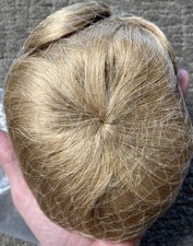 Imsco Doll Wig Human Hair Size 13-14 Blonde Medium Length Bangs New