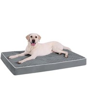KSIIA Large Dog Bed for Crate Pad Waterproof Dog Bed with Removable Washable ...