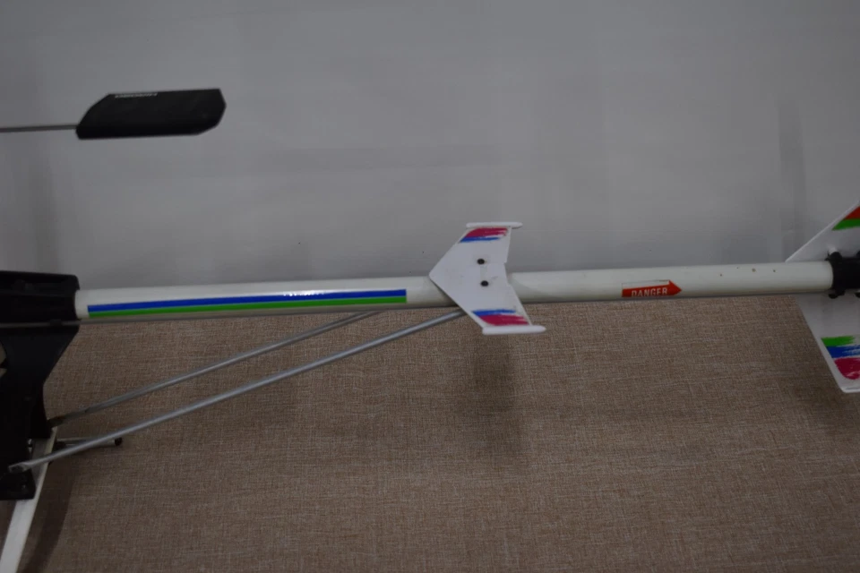 43" Long Nitro RC GAS Helicopter RARE Vintage Untested PARTS - Image 3 of 4