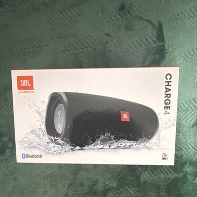 JBL Charge 4 Black Portable Bluetooth Speaker Waterproof Rechargeable Battery