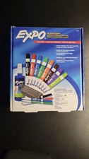 Expo Dry Erase System   Low Odor Markers, Cleaner  Eraser   Whiteboard Set