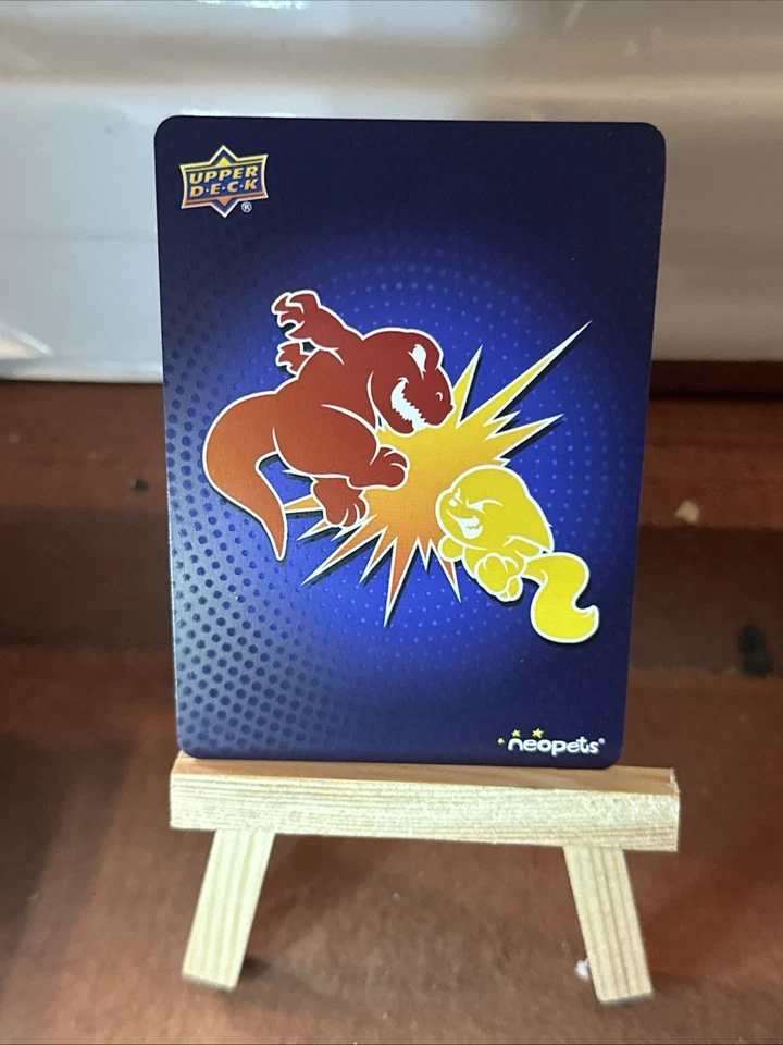 Lote de Juego de Cartas Coleccionables Neopets Battledome Súper Raro Mente Maestra Astuta, Varita de Coxijo Foto 3 de 4