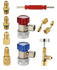 Ac Adapter Tool Kit 8-piece Ac Gauge Hose Conversion Adapters Including R134...