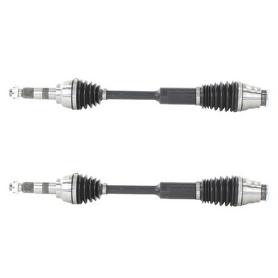 Pair High Articulation Front CV Axle Shafts For Subaru Loyale DL GL RX & XT