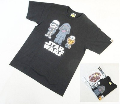 A BATHING APE × STAR WARS Collaboration BAPE Milo T-Shirt Schwarz Größe M
