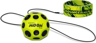 Waboba Bounceback x Returning Moon Ball - leicht zu greifen, gelb - (60 mm) 