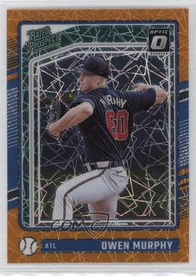2024 Panini Donruss Optic Rated Prospects Orange Velocity Prizm Owen Murphy z9v
