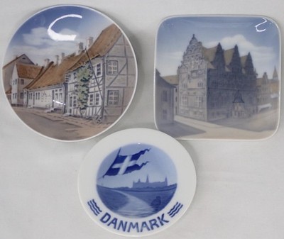 Drei Royal Copenhagen kleine Geschirr Jens Bangs Stenhus Aalborg Ærøskøbing