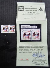 nystamps US Errors,Freak,Oddities $400 Yellow Color Omitted APS Cert D26x1354