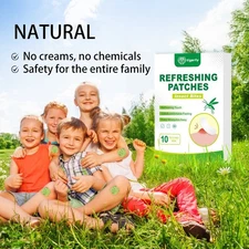 10 Pcs Insect Relief Patch, Soothing Sting & Bites Pain Relief Plaster