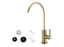 WEWE Drinking Water Faucet for Kitchen Sink, Gold Kitchen Water Filter Faucet...