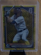 2024 Bowman Sapphire Edition - Chrome Prospects Carson Rucker #BCP-65 Yellow /75