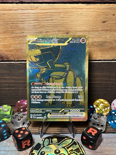 Ting-Lu ex 244/091 Hyper Rare Paldean Fates Pokemon Holo Near Mint Nm